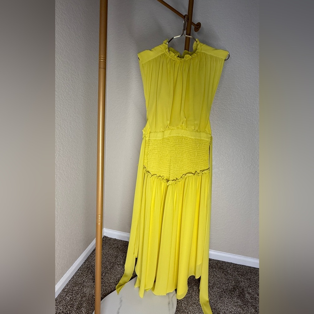 SHEIN Yellow Maxi Dress
